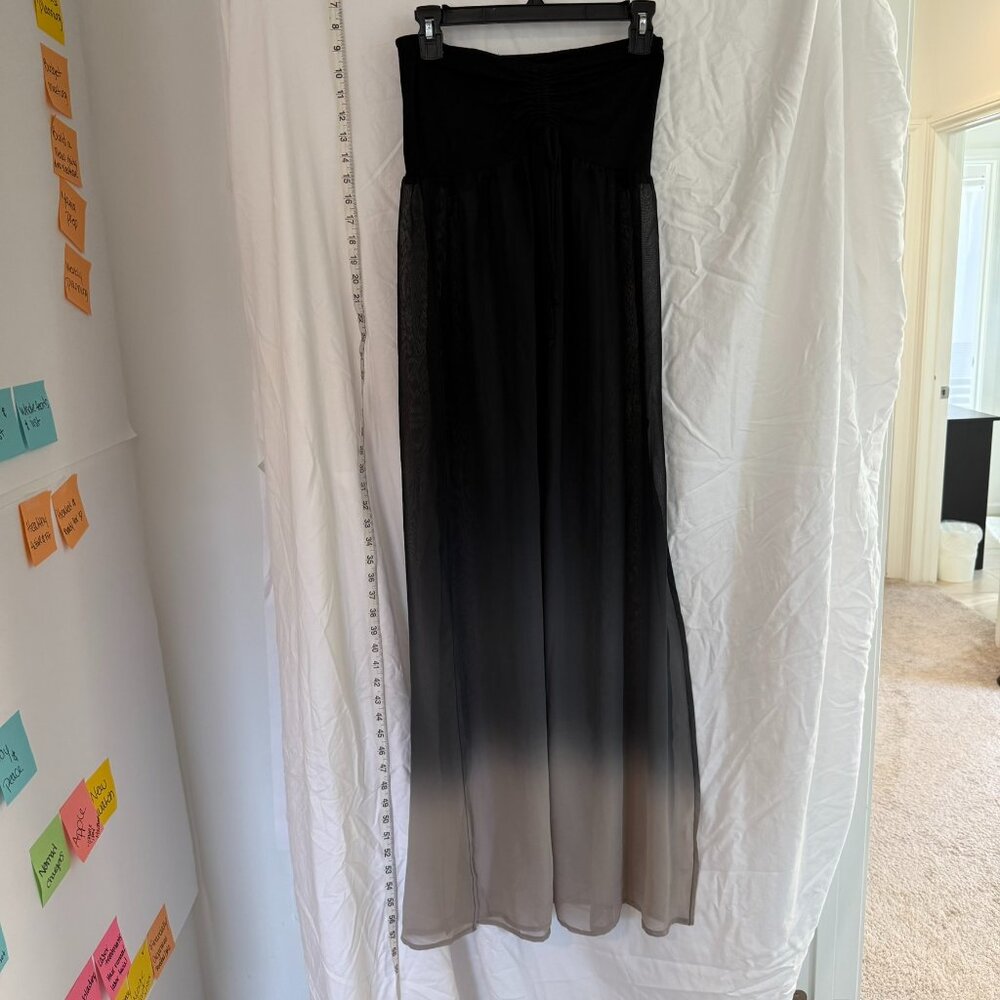 Raviya Omber Maxi Dress Women's Black Size Medium Classic Strapless Comfort